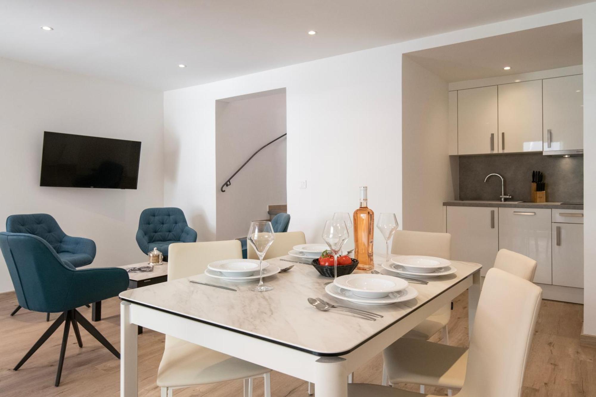 Appartements French Riviera Confidential Centre Ville Juan Les Pins Proche Des Plages ห้อง รูปภาพ